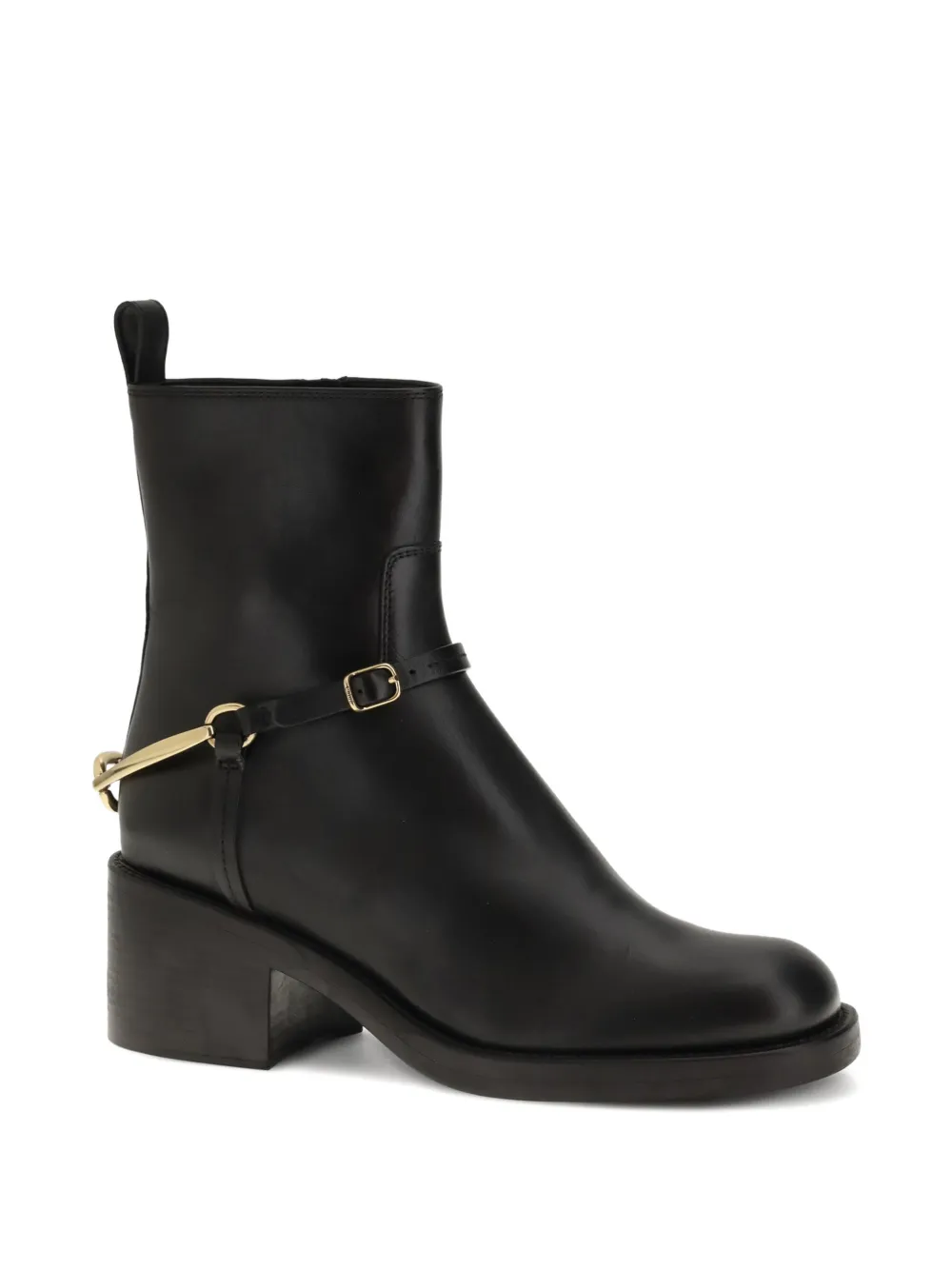 Chloé Dakota Round-toe Boots In Black