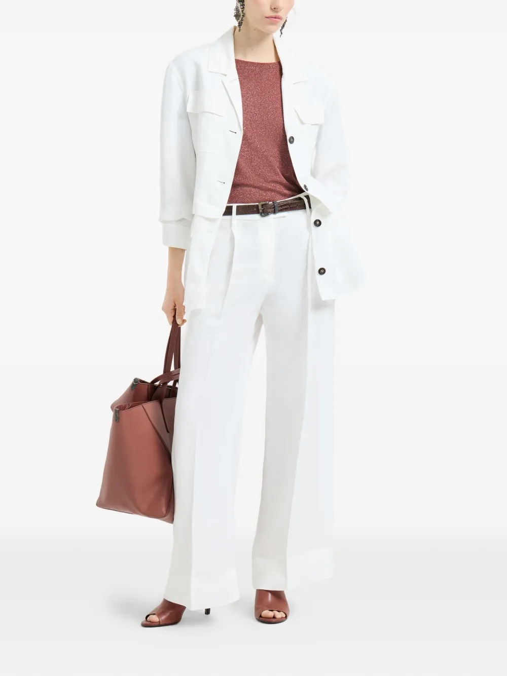 Brunello Cucinelli playera con cuello redondo | Playeras y jerséis | Image 2