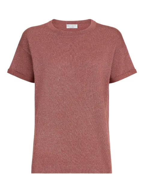 Brunello Cucinelli playera con cuello redondo