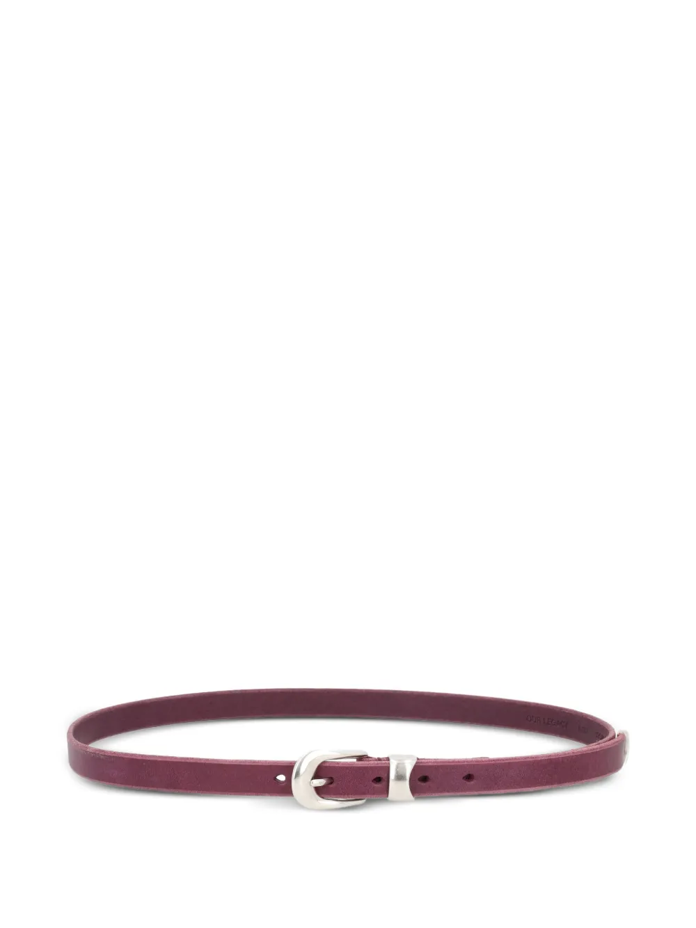 OUR LEGACY buckle belt - Viola