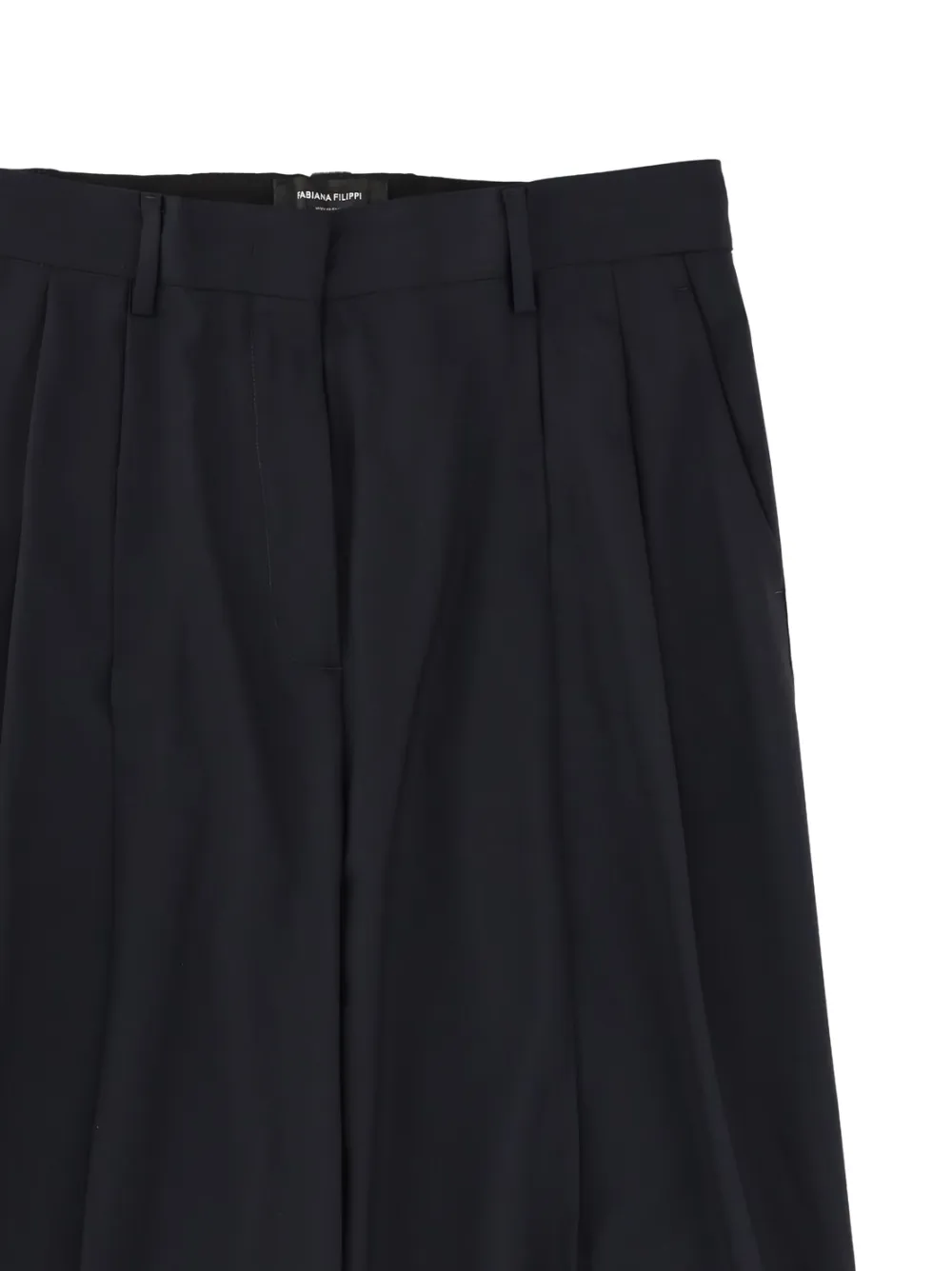 Fabiana Filippi pleated trousers - Blauw