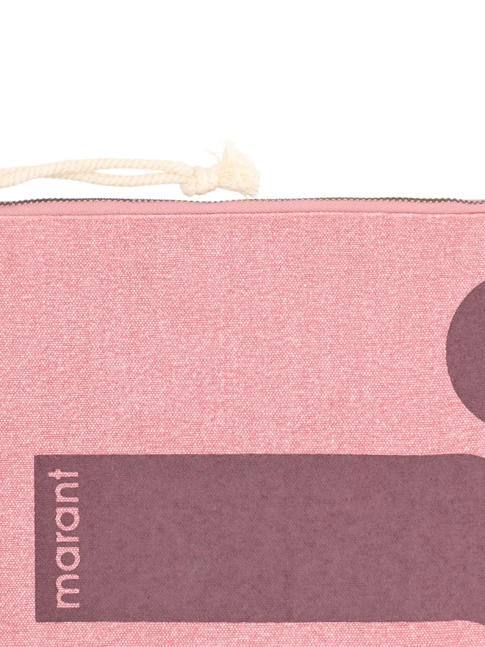 ISABEL MARANT Netia katoenen clutch Roze