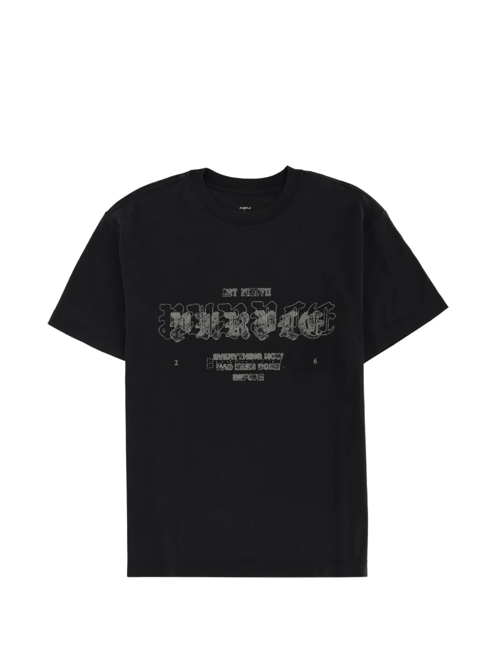 Purple Brand graphic-print T-shirt - Nero
