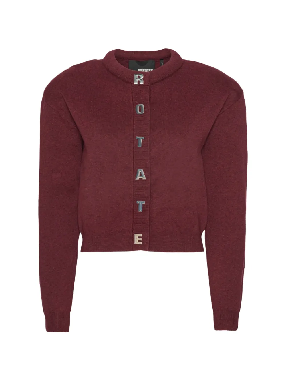 ROTATE BIRGER CHRISTENSEN logo-detail cardigan - Rosso