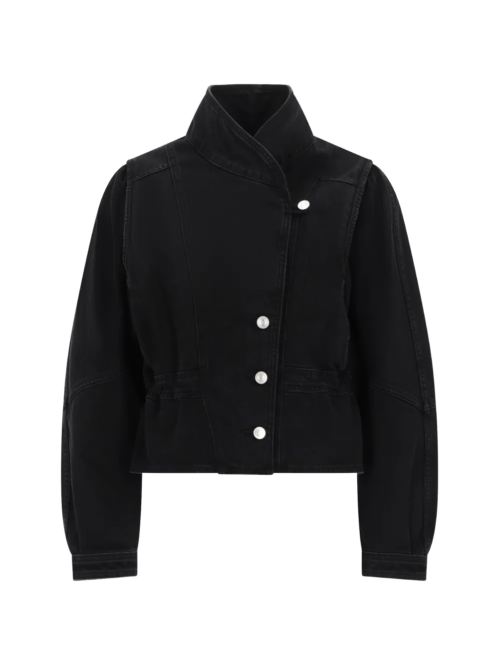 ISABEL MARANT button-up denim jacket - Nero