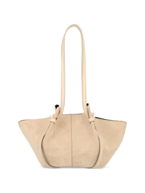 Yuzefi large Mochi suede shoulder bag
