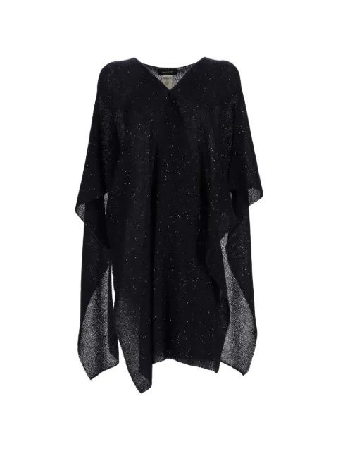 Fabiana Filippi V-neck embellished cape