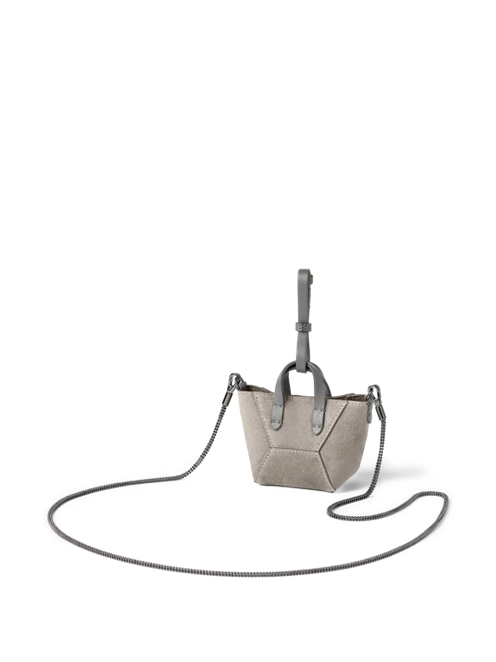  Brunello Cucinelli Bc Duo Mini Bag - Grey 