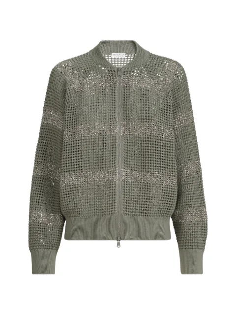 Brunello Cucinelli veste à rayures