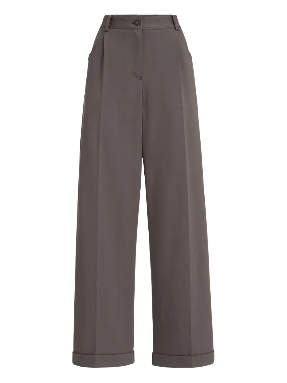 Brunello Cucinelli buttoned palazzo pants | Brown | Image 1