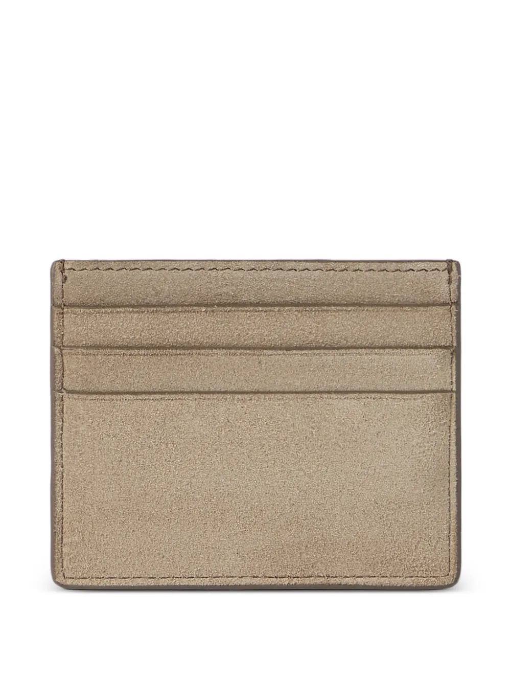  Brunello Cucinelli Suede Card Holder - Neutrals 