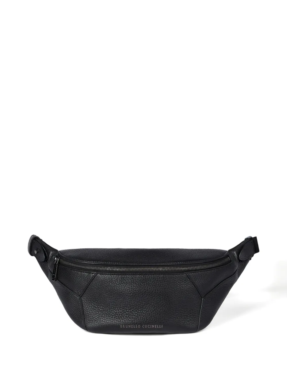 Brunello Cucinelli grained-leather belt bag - Nero