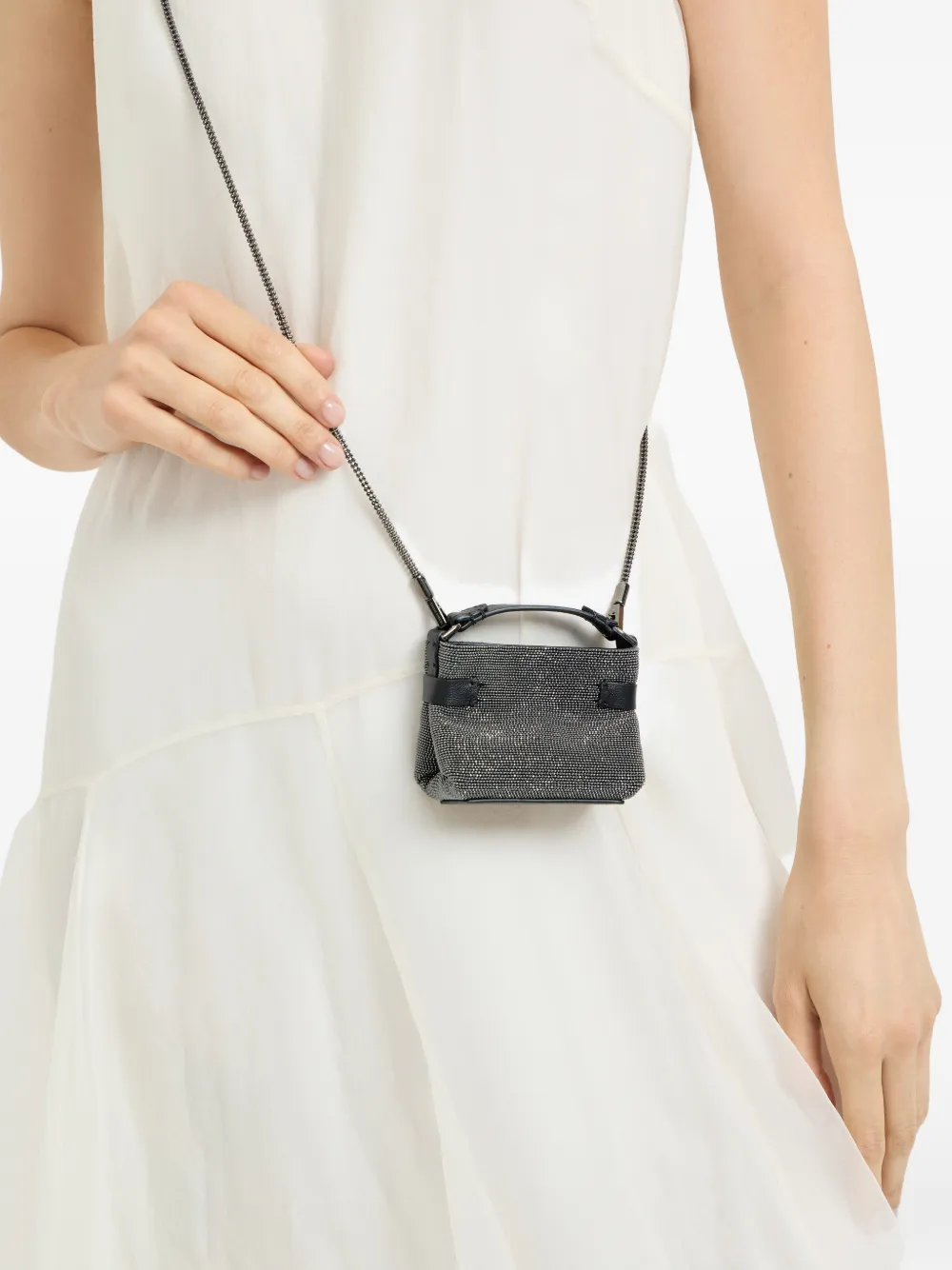  Brunello Cucinelli Top-handle Mini Bag - Black 