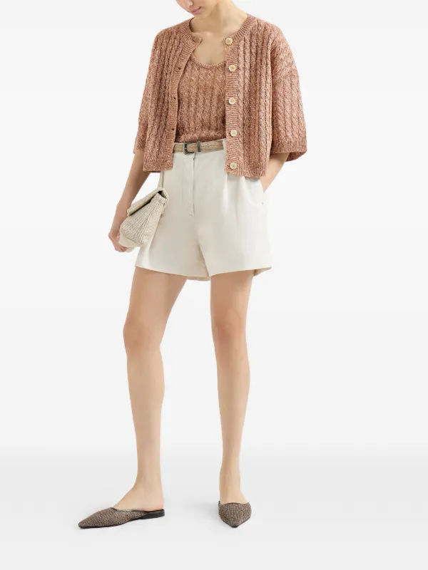 Brunello Cucinelli ノースリーブ トップ | ブラウン | FARFETCH JP