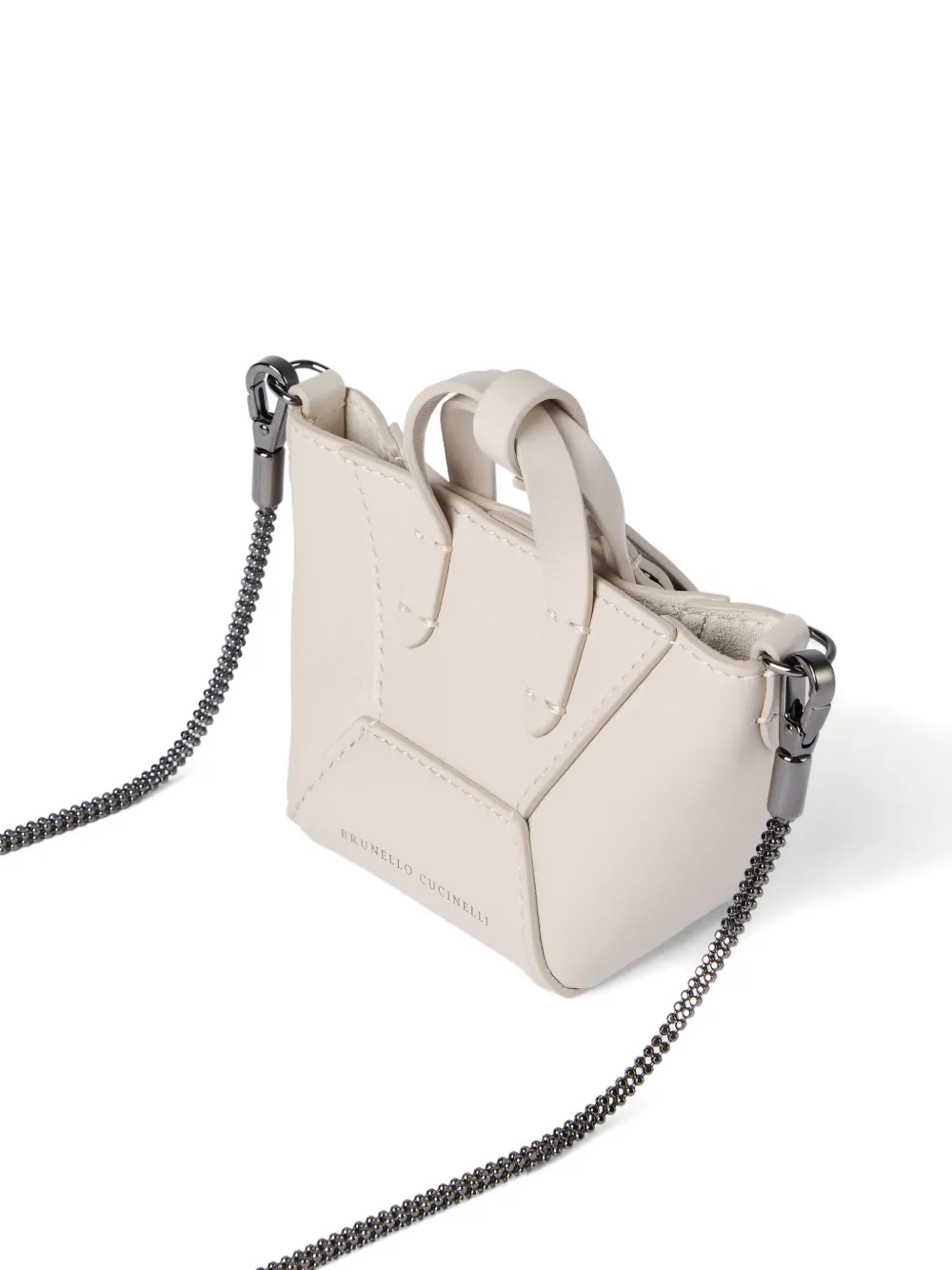 Brunello Cucinelli Bc Duo Mini Bag In White
