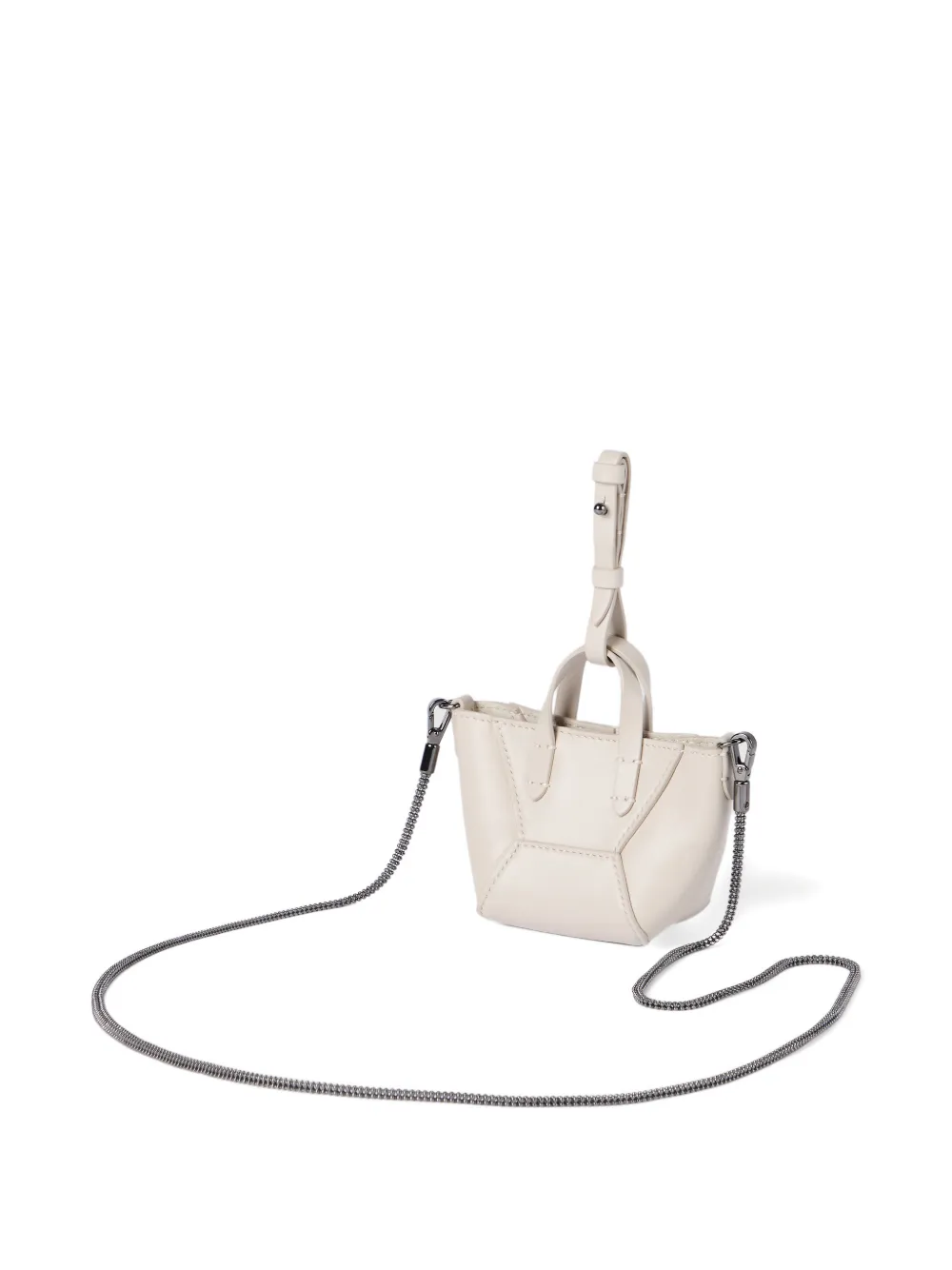 Brunello Cucinelli Bc Duo Mini Bag In White