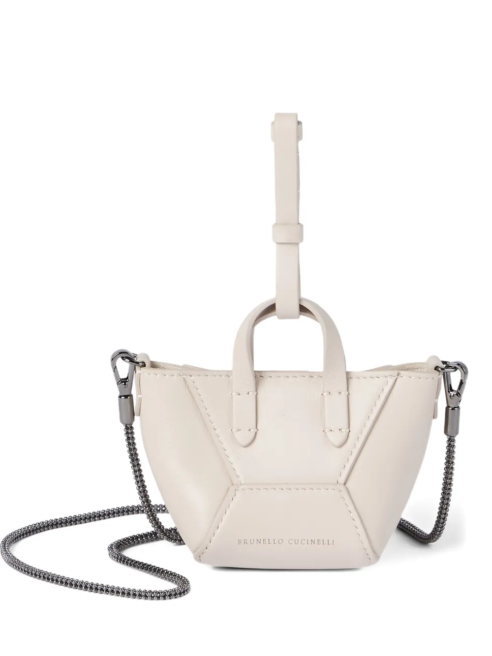 Brunello Cucinelli Bc Duo Mini Bag In White
