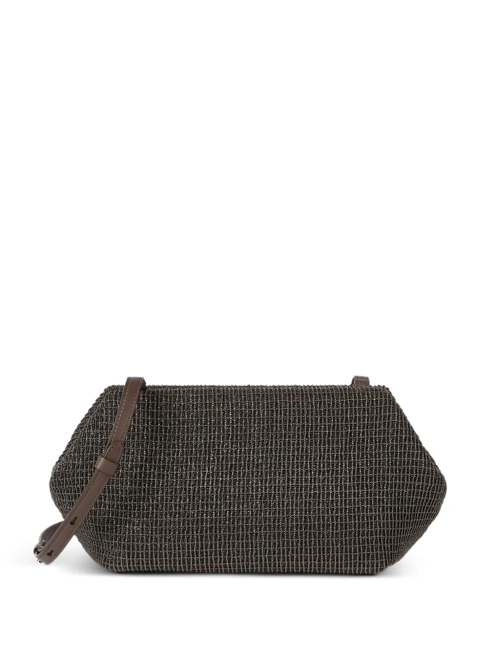 Brunello Cucinelli detachable cross body bag - Marrone