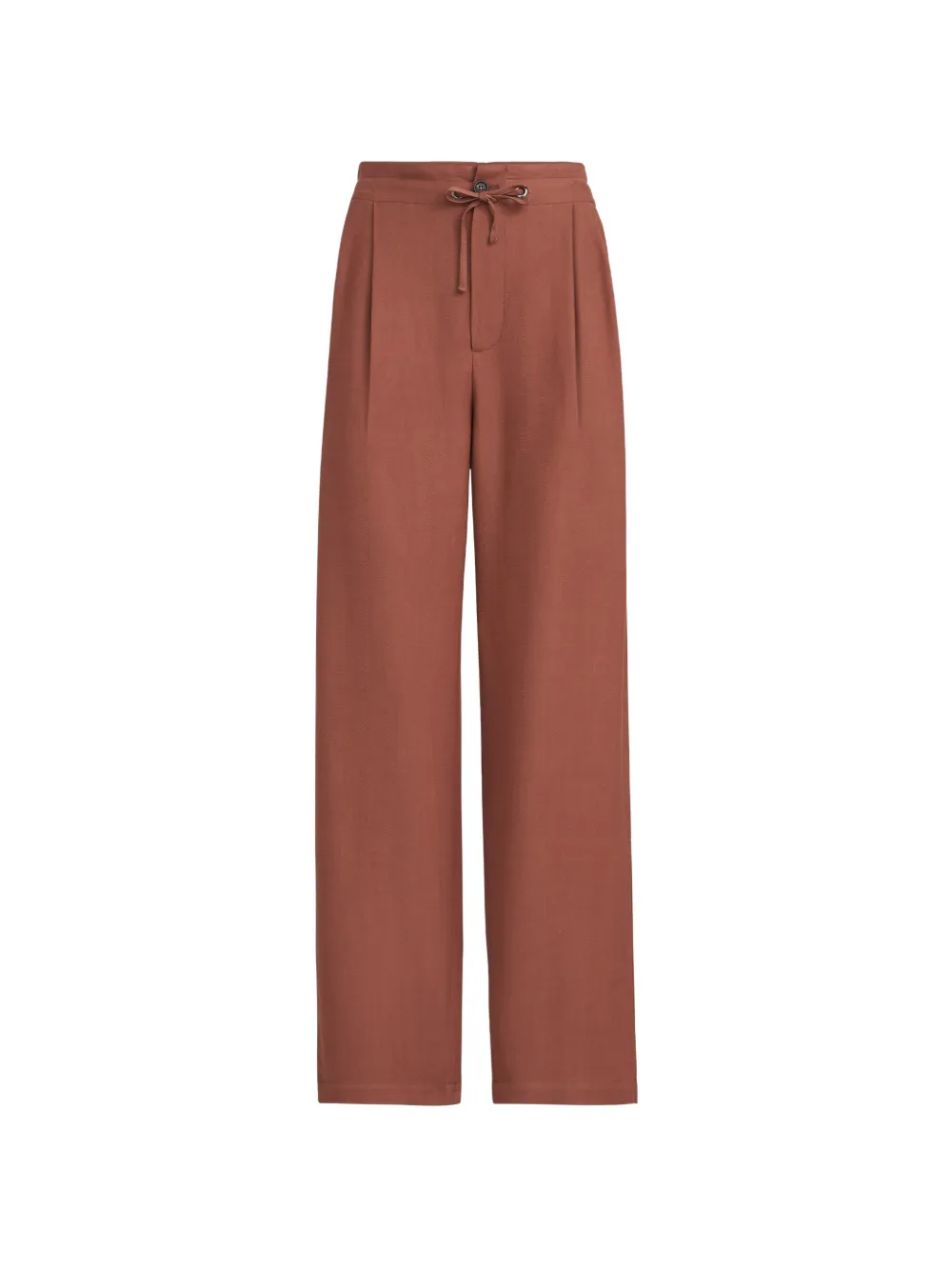 Brunello Cucinelli fluid twill tailored trousers - Arancione