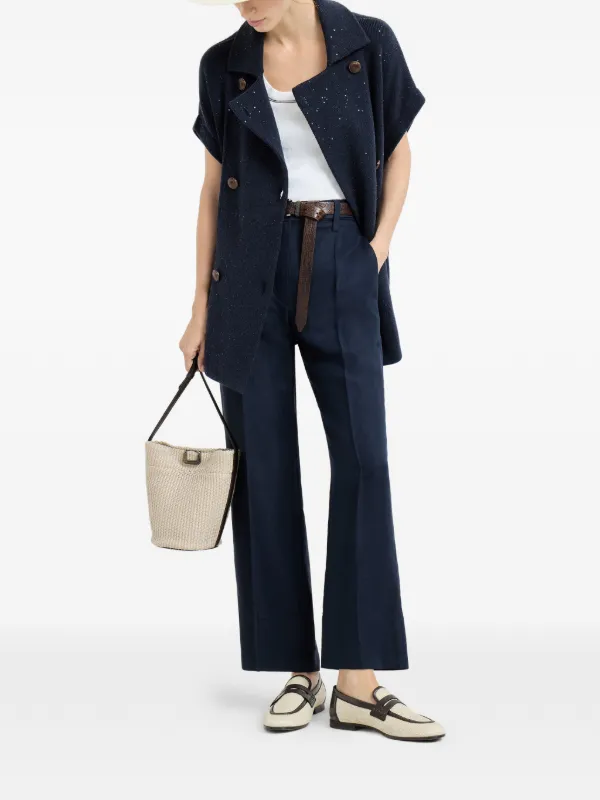 cigarette pants topshop Topshop slim cigarette pants in black