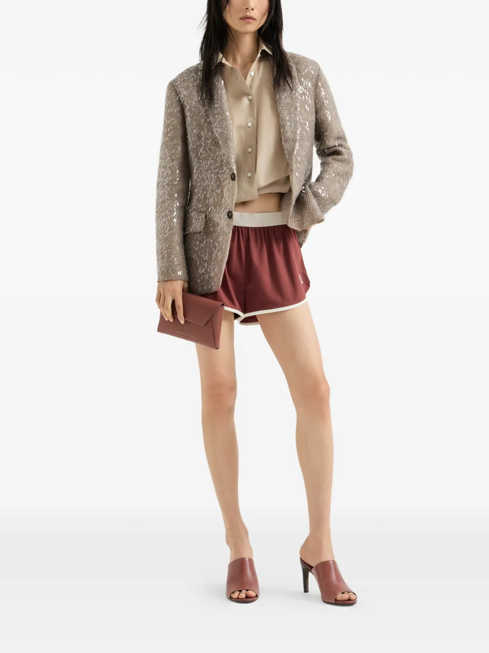  Brunello Cucinelli Button-fastening Blazer - Neutrals 