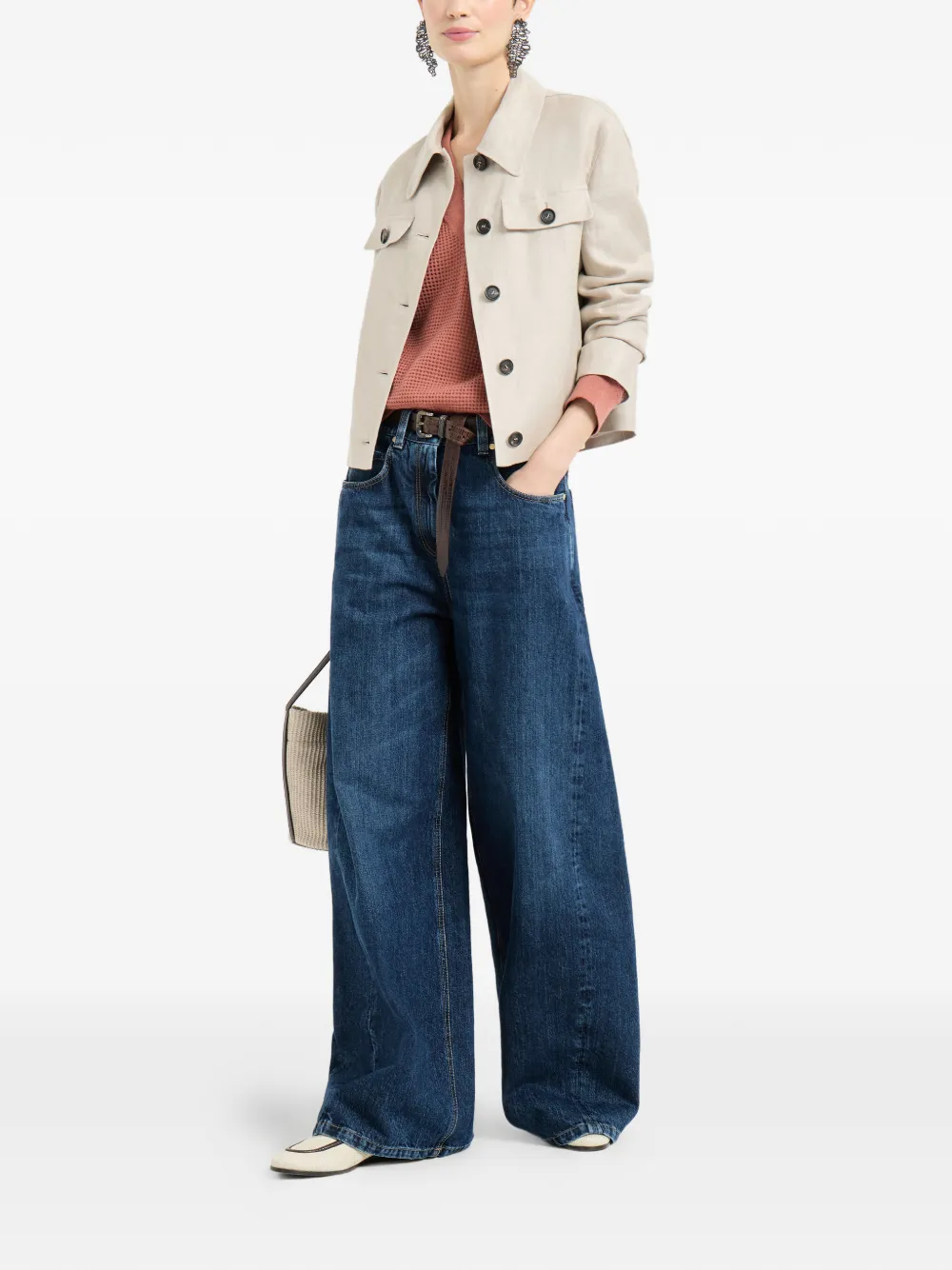 Brunello Cucinelli chamarra con bolsillo | Chamarras cortas | Image 2