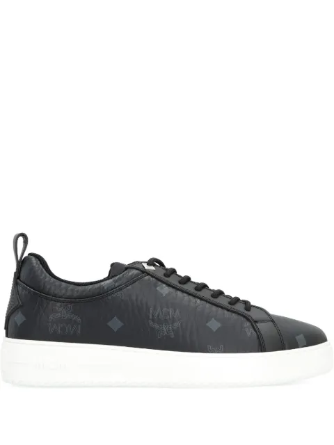 MCM Visetos-monogram padded sneakers