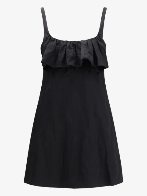 Chloé ruffled backless mini dress