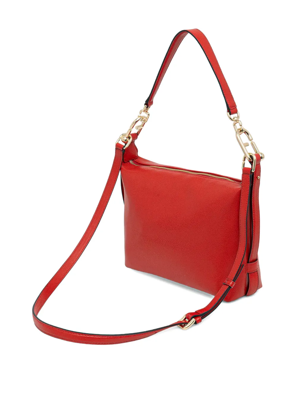 Furla Tonie leren mini-crossbodytas Rood