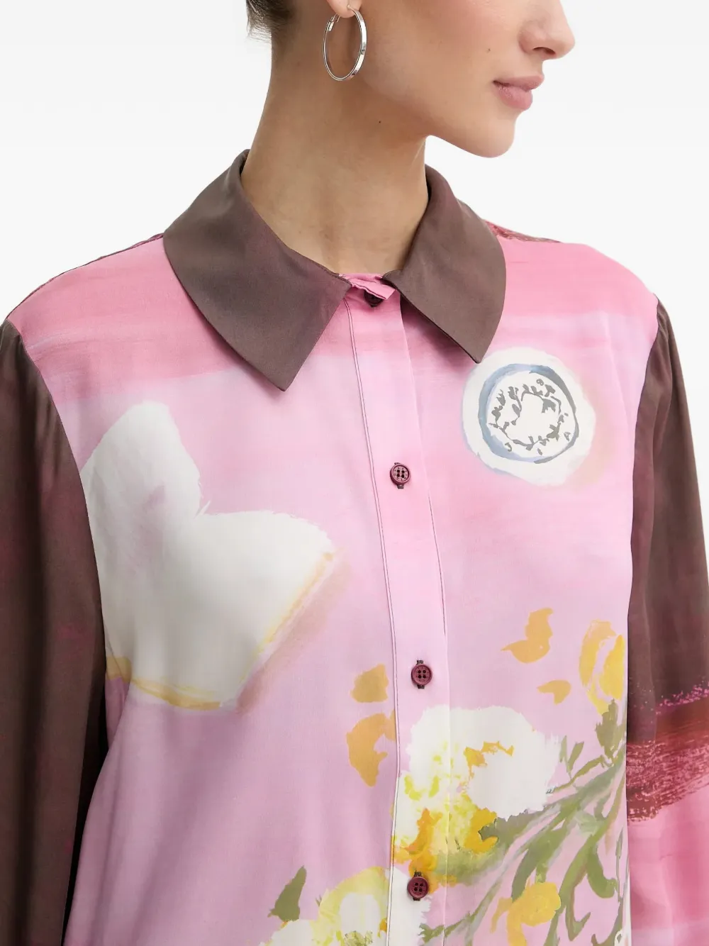 Stine Goya Blouse met bloemenprint Roze