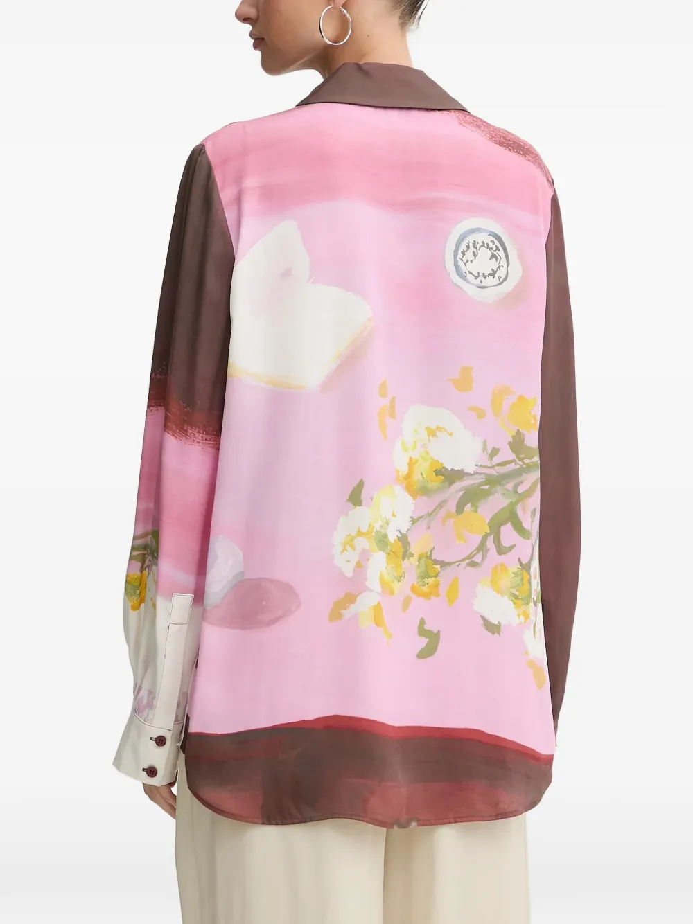 Stine Goya Blouse met bloemenprint Roze