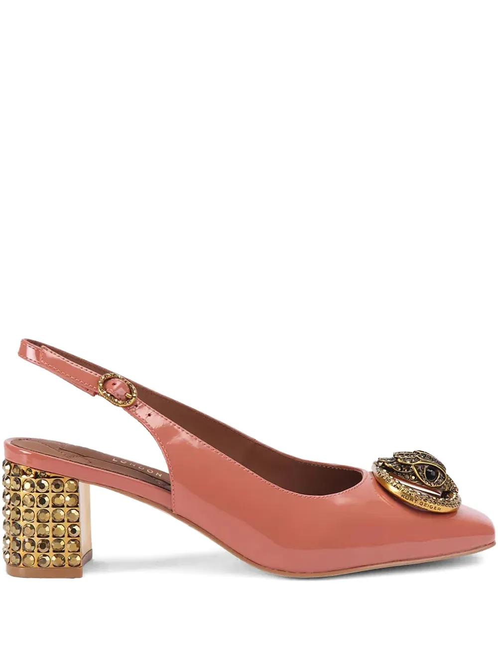 Kurt Geiger London Chelsea snake-detail pumps - Rosa