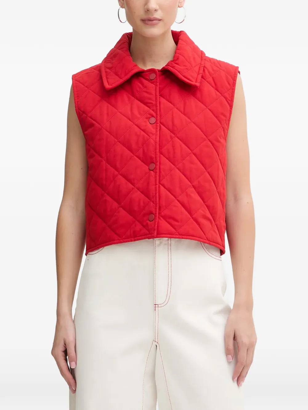 Stine Goya cotton denim jacket - Nude