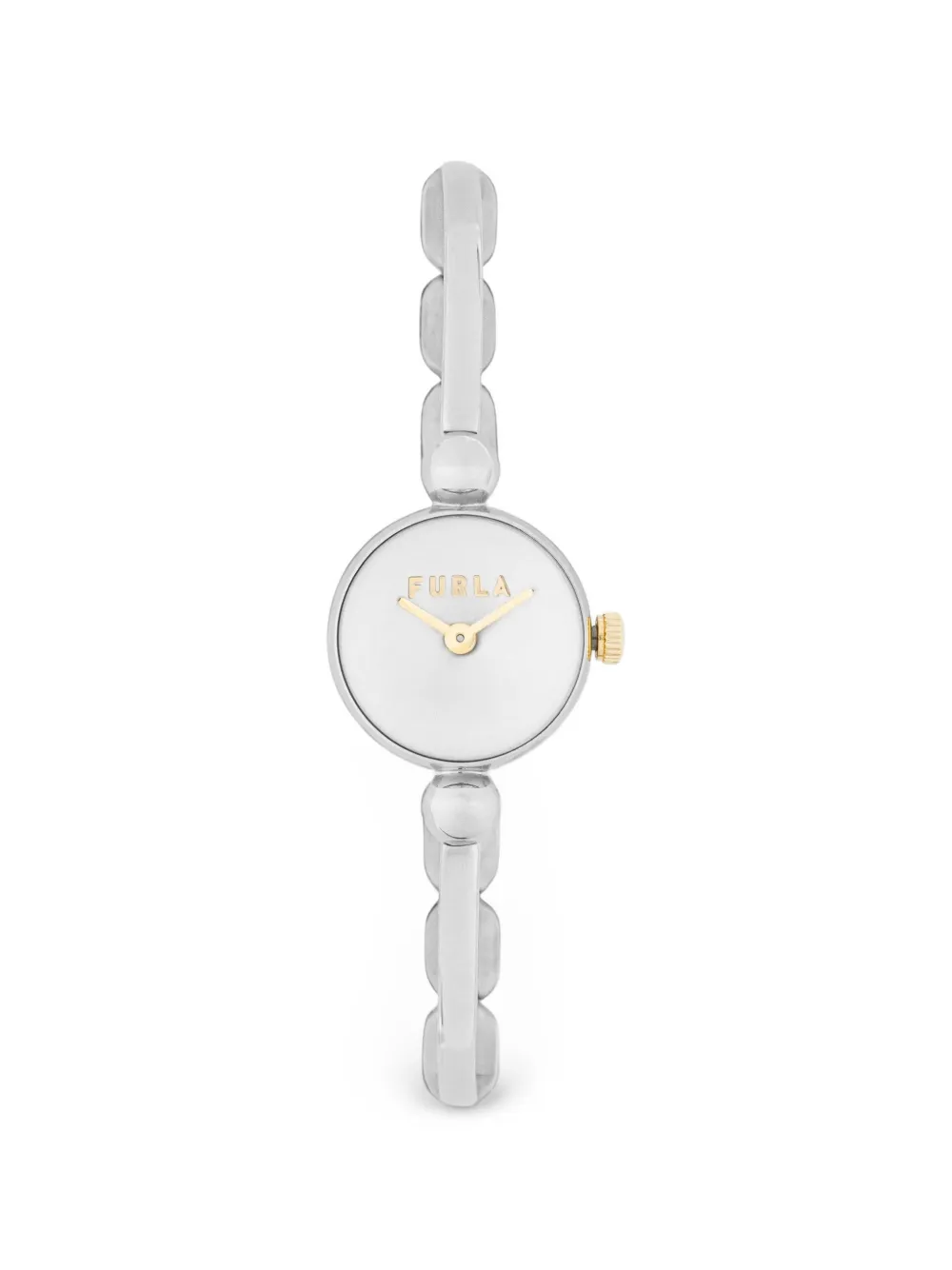 Furla logo-appliqué 20mm watch - Weiß