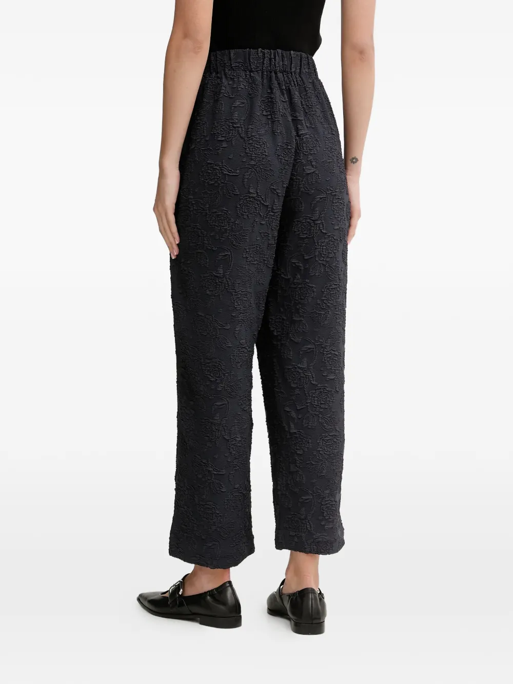 Stine Goya Broek met bloemenprint Blauw