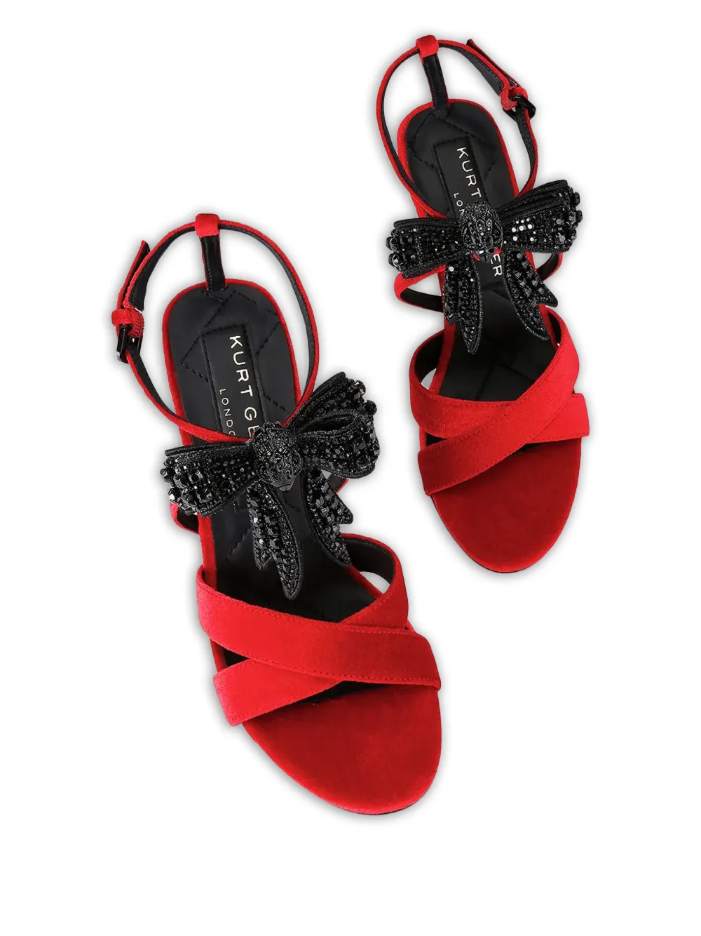 Kurt Geiger London bow embellished pumps Rood