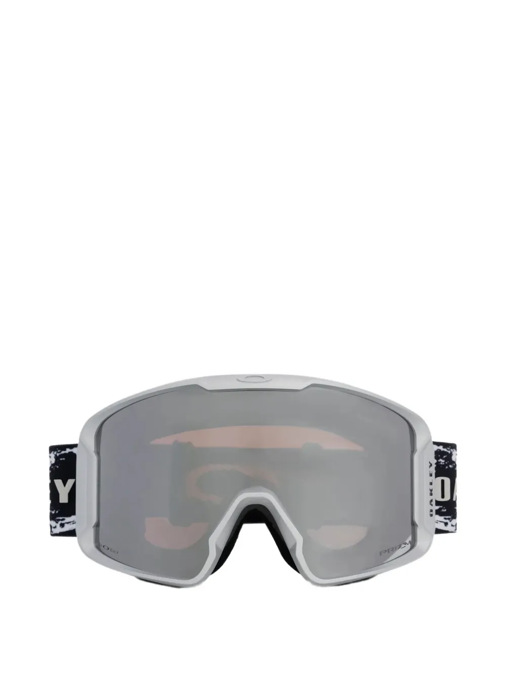 Oakley Line Miner M graphic-strap ski goggles - Grigio