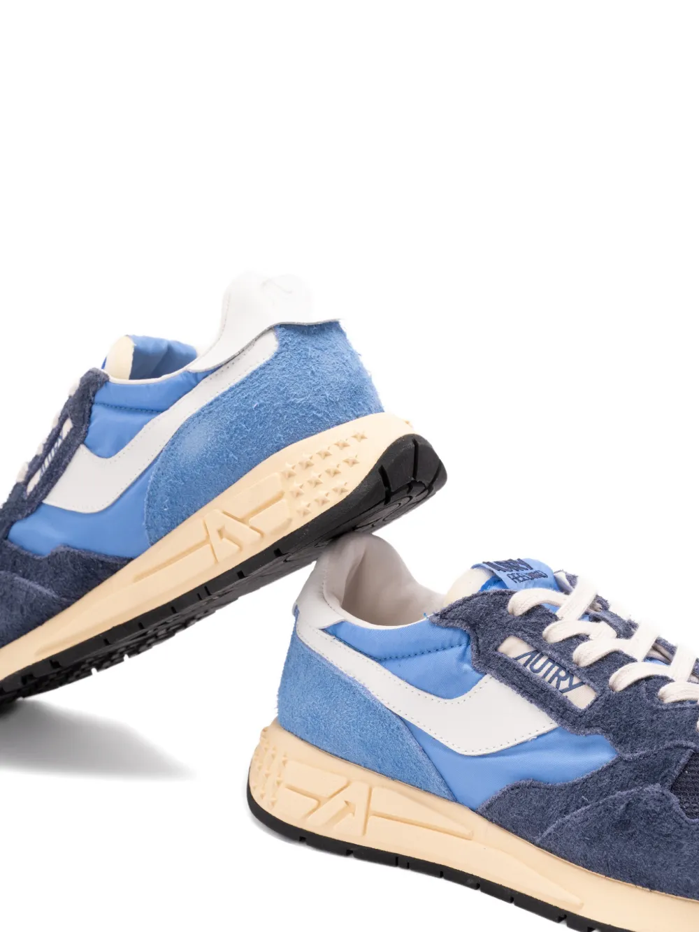 Autry Reelwind panelled sneakers Blauw