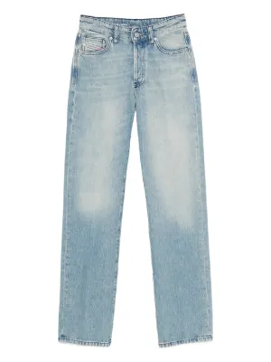 DIESEL D-SIRE ディーゼル W26 ダメージデニム DIESEL (ディーゼル) ダメージ加工 ワイド デニム パンツ relaxed