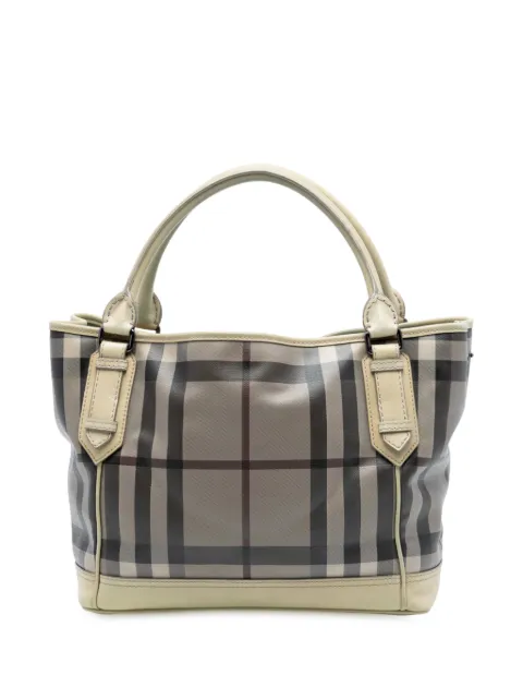 Burberry Pre-Owned 2000-2017 Smoked Check Coated Canvas handbag