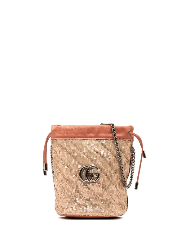 Gucci Pre-Owned 2016-2025 スモール GGマーモント スパンコール