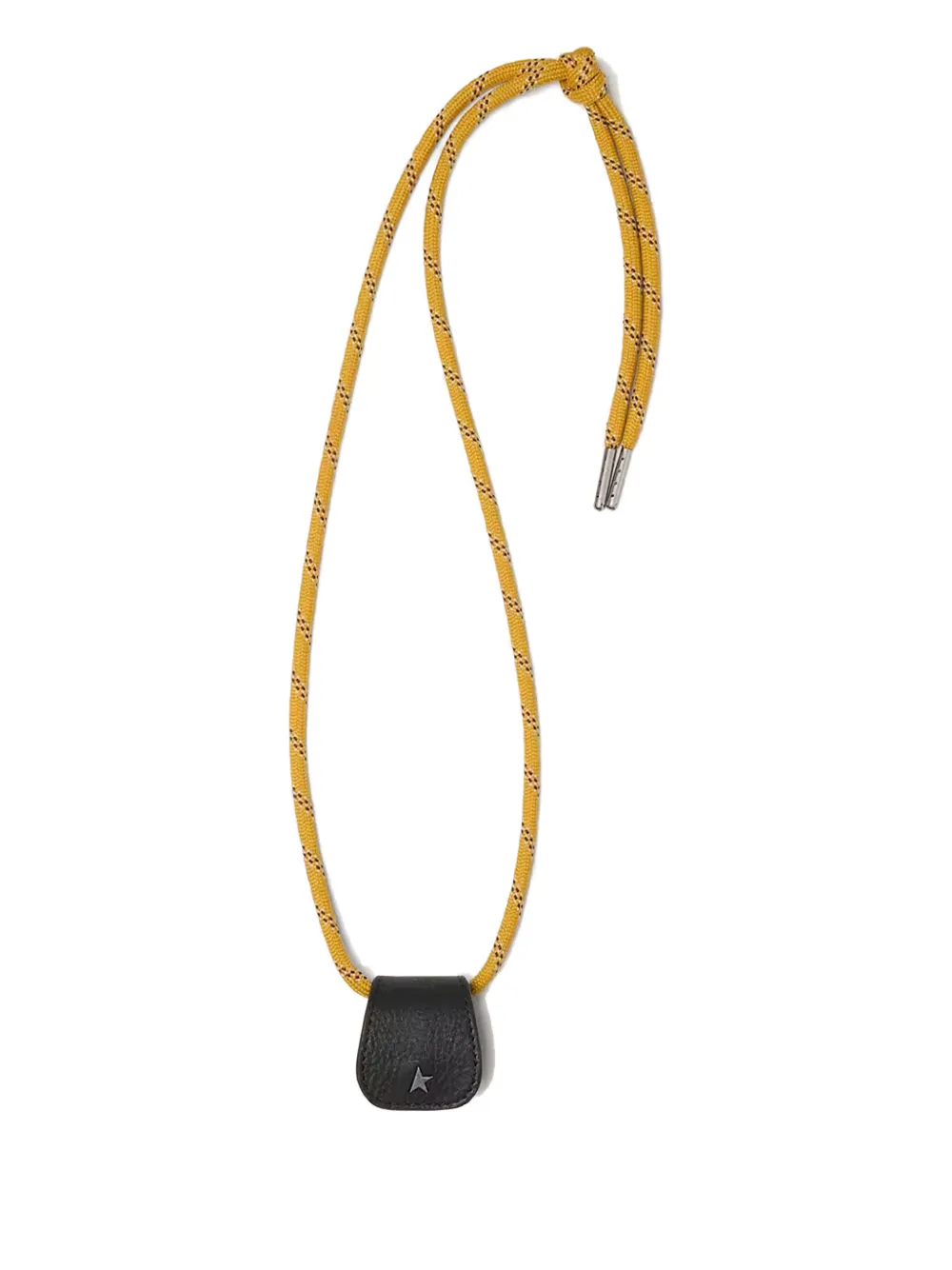 Golden Goose Star leather sunframes holder - Giallo