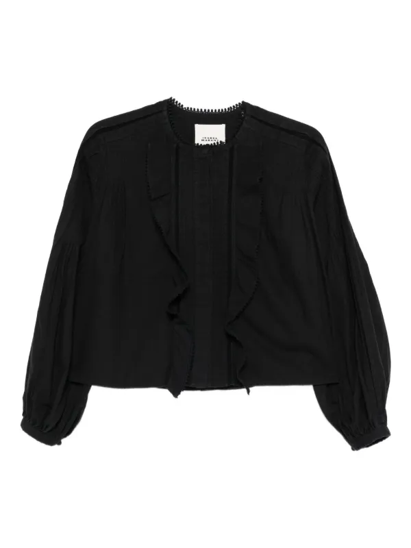 ISABEL MARANT ラッフルブラウス イザベルマラン＊ラッフル シャツ ISABEL MARANT ETOILE イザベル