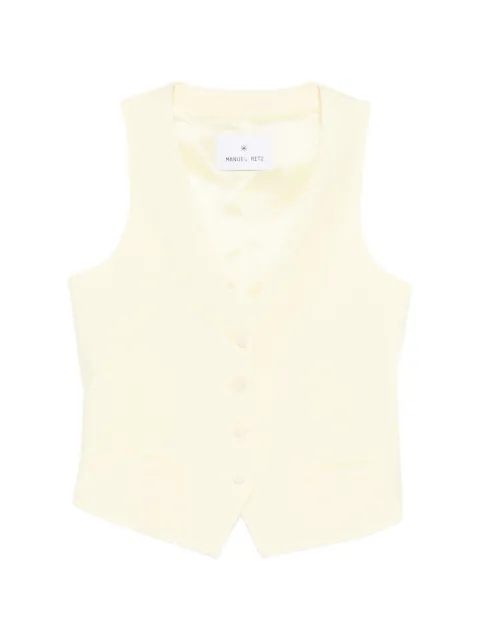 Manuel Ritz V-neck button waistcoat