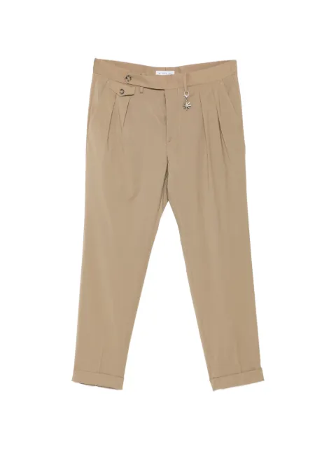 Manuel Ritz cuffed pleated trousers