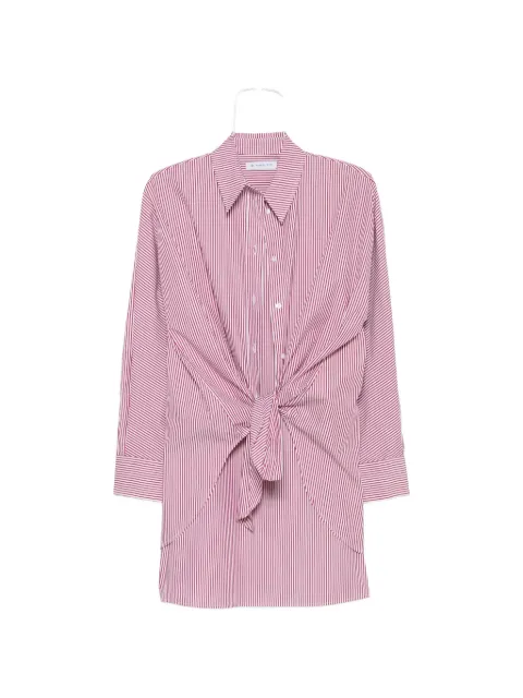 Manuel Ritz striped knot-detail mini dress