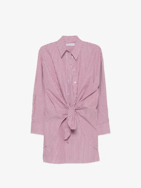 Manuel Ritz vestido corto con detalle de nudo