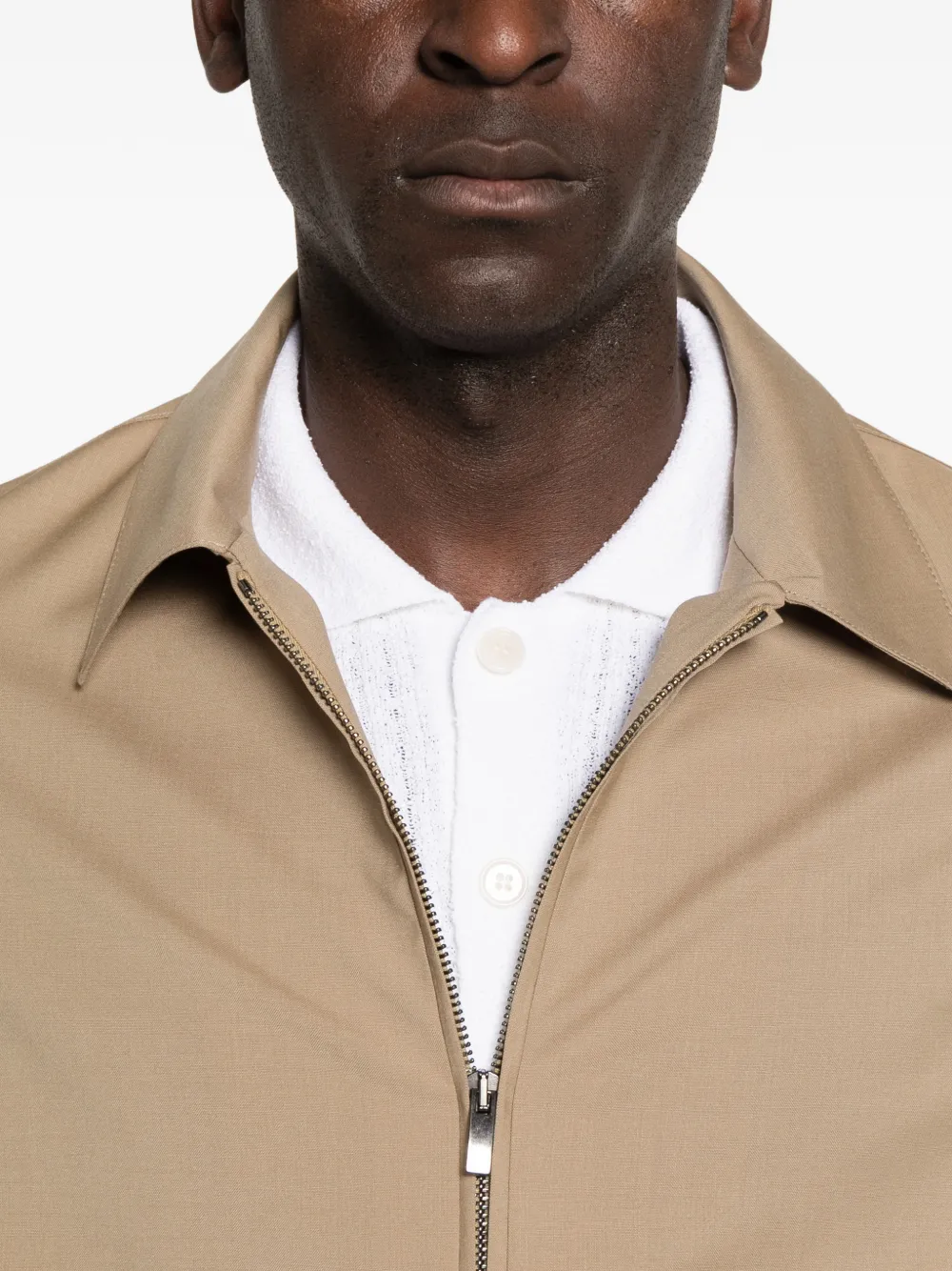 Manuel Ritz Jack met ritssluiting Beige