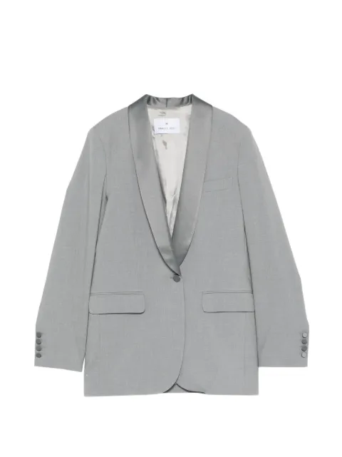 Manuel Ritz satin-lapel blazer