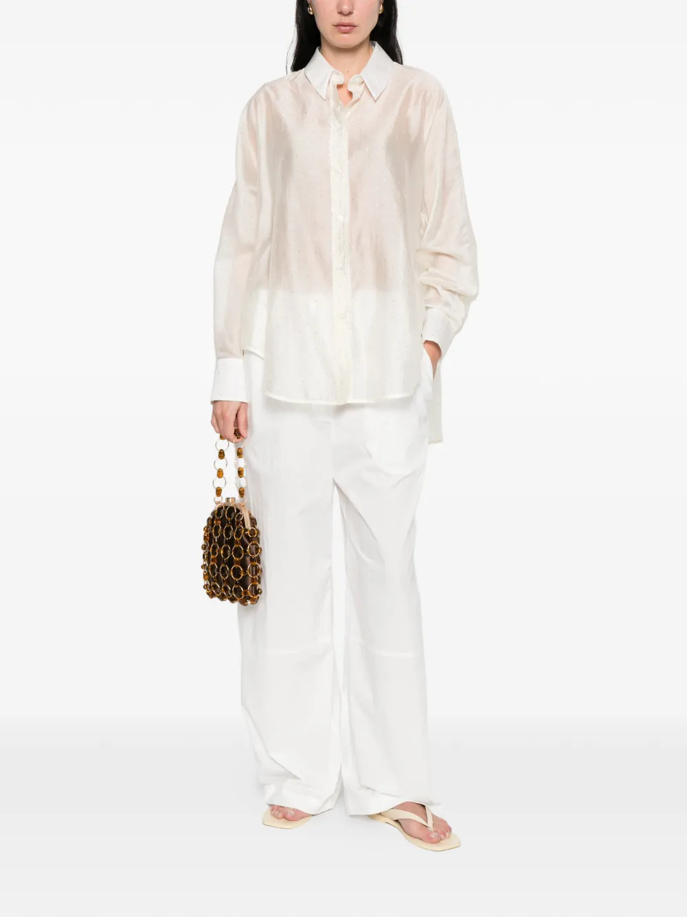  Manuel Ritz Camisa A Lunares - Neutro 